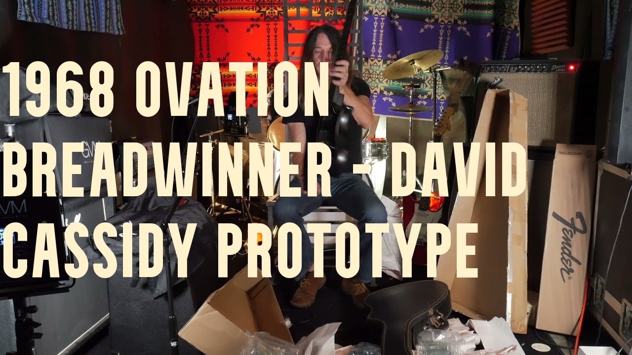 Unboxing/Sound: '68 Ovation Breadwinner David Cassidy Prototype With Original Active Electronics