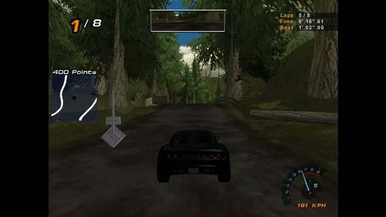 NFS Hot Pursuit 2 - Tournament Competition with Lotus Elise, Jaguar XKR, BMW Z8, M5 and others