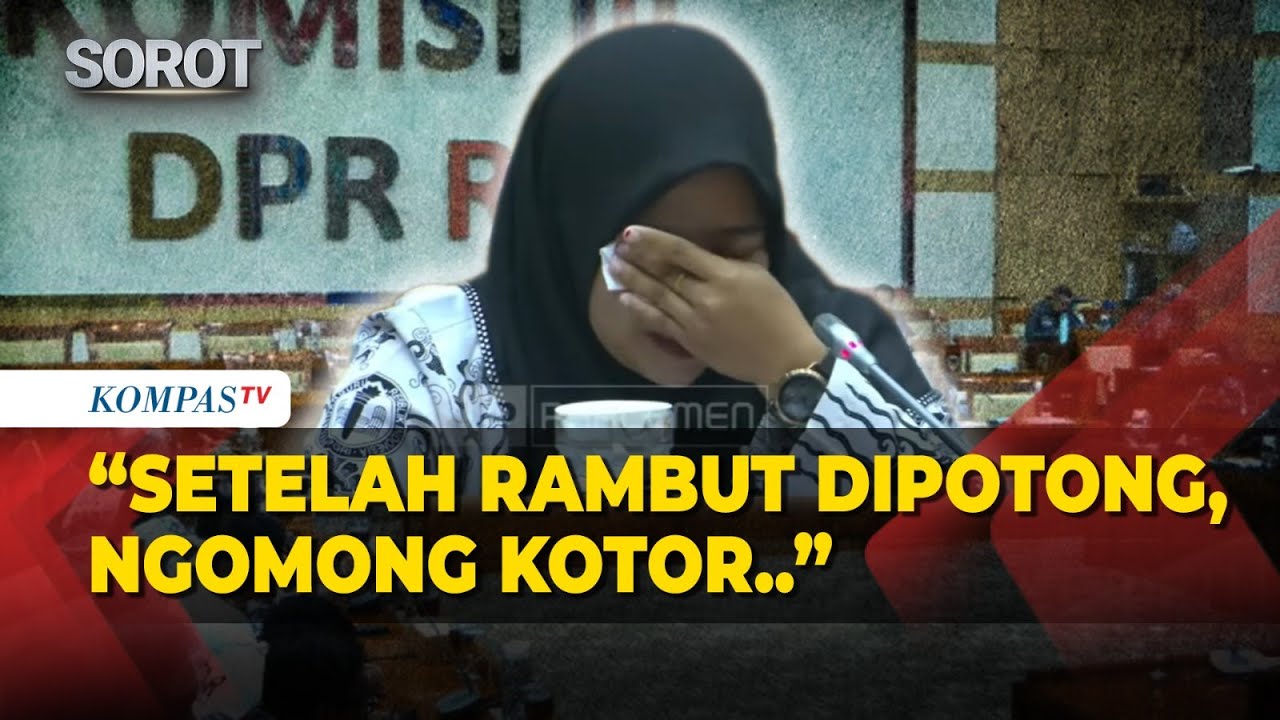 Depan DPR, Pecah Tangis Guru di Muaro Jambi Jadi Tersangka usai Cukur Rambut Siswa