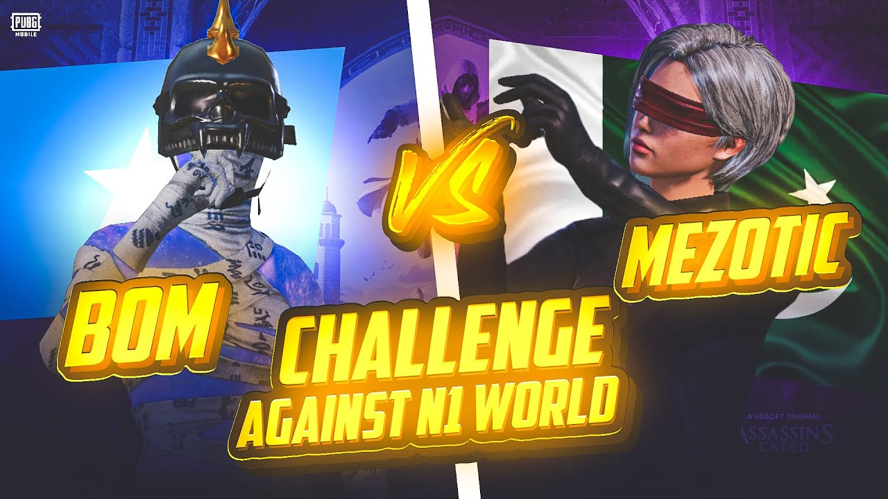 BOM🇸🇴 vs MEZOTIC🇵🇰 Challenge against the best pakistani tdm player 🥵🇵🇰 | PUBG MOBILE