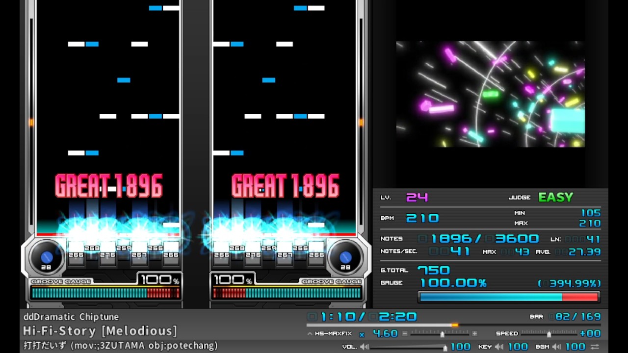 BMS自作差分 Hi-Fi-Story [Melodious] (st5?)