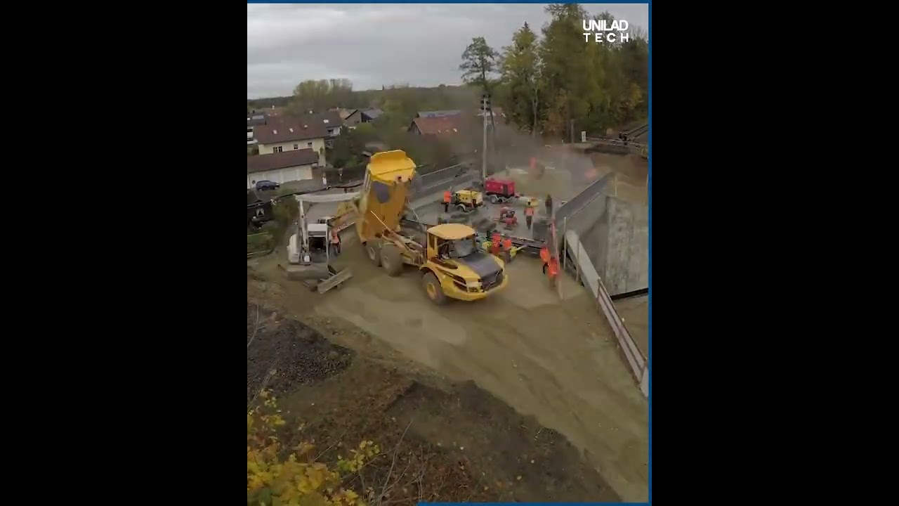 Replacing a 19th century German railway bridge in just four days! 🤯🚉