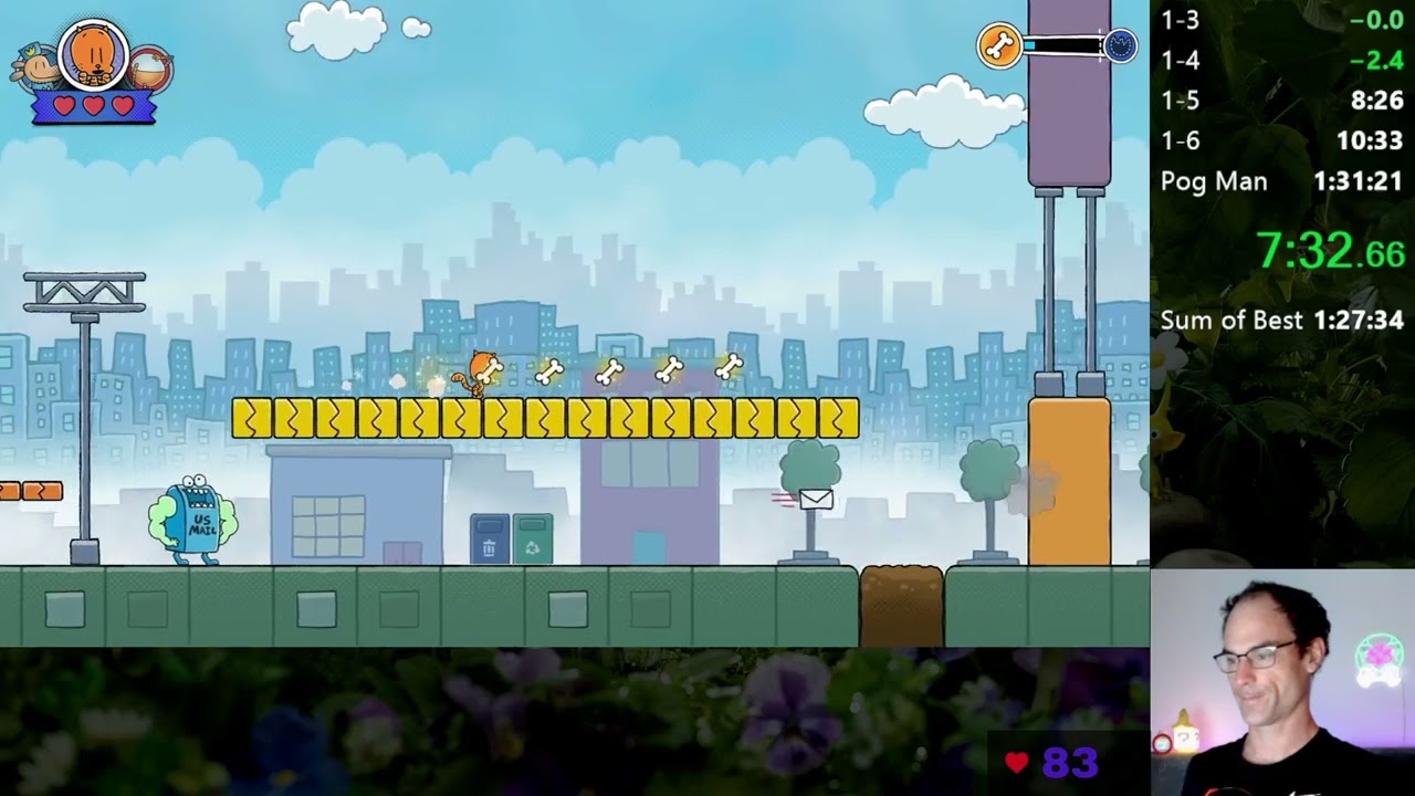 Dog Man: Mission Impawsible any% speedrun in 1:29:24 (WR)