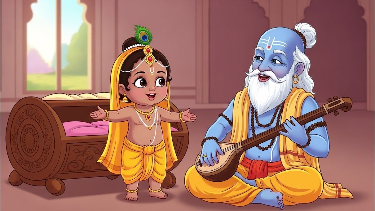 राधा रानी का जन्मोत्सव कथा !! Radha rani ka janmotsav #animation #indradeshjiupadhyay