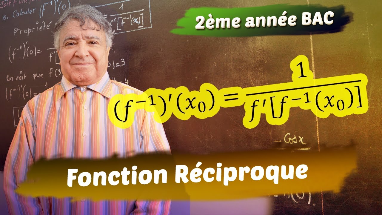 L'image d'un nombre par la dérivée d'une fonction réciproque
