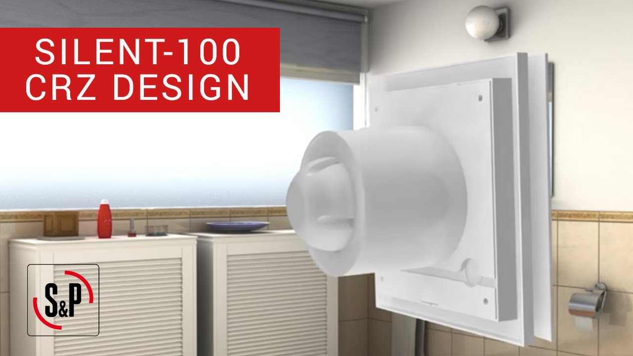 How to install a bathroom extractor fan Silent-100 CRZ Design?