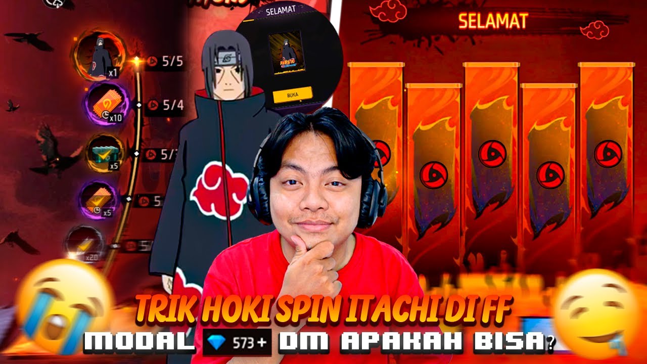 TRIK HOKI SPIN BUNDLE ITACHI X FF BIAR HEMAT! 😱 MODAL DIKIT DOANG APAKAH BISA?🤔