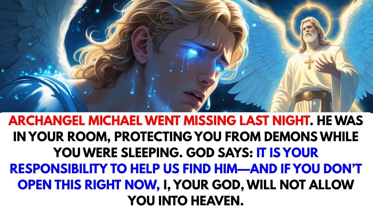 ⚠️ Michael Went Missing Protecting You—God Says: Open Now or You Won’t Be Allowed Into Heaven