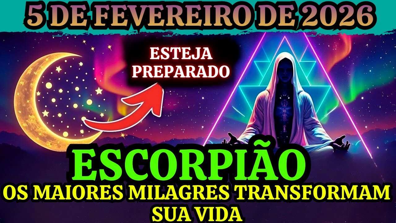 Escorpião ♏ Isso não é coincidência — Sua transformação milagrosa começa em 5 de fevereiro de 2026