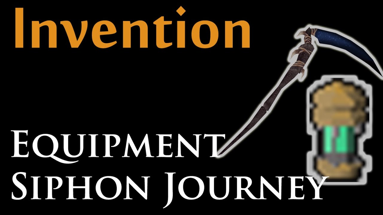 Invention: Equipment Siphon Journey
