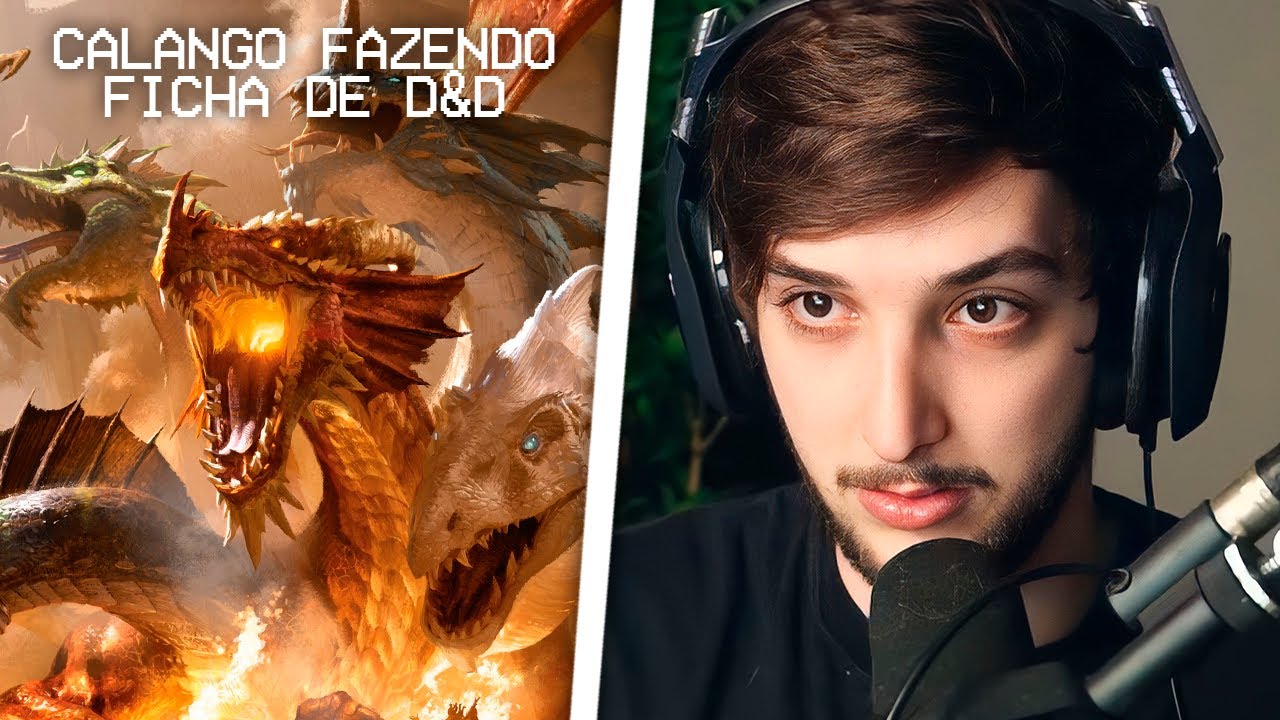 CALANGO FAZENDO UMA FICHA DE RPG D&D