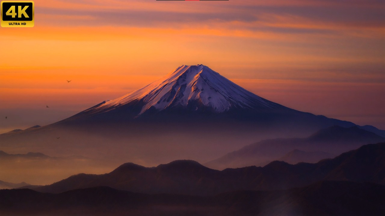 Mount Fuji Sunset 4K Live Wallpaper