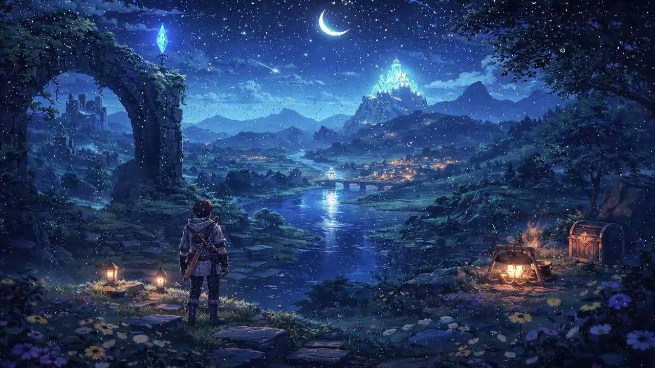 Calm Fantasy RPG Music for 1 Hour