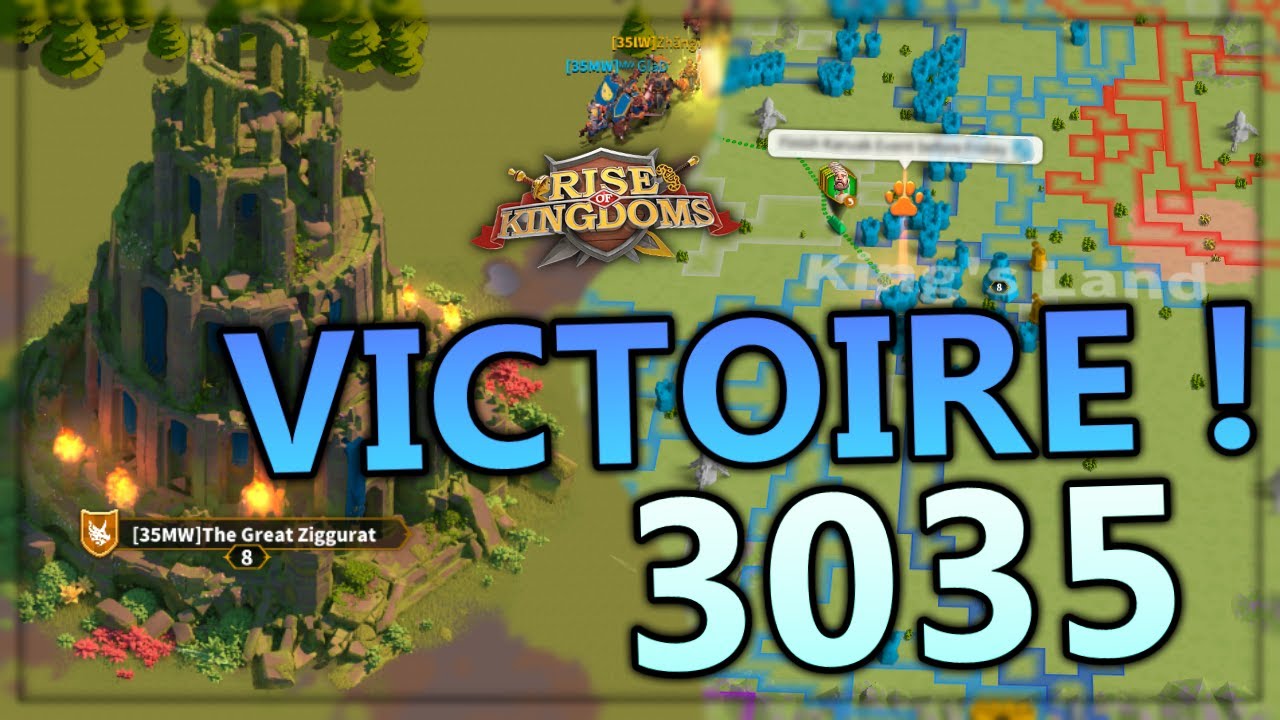 KVK 1 3035 ENFIN TERMINÉ... VICTOIRE TOTALE ! (RETOUR ET FUTUR ?) | RISE OF KINGDOMS FR