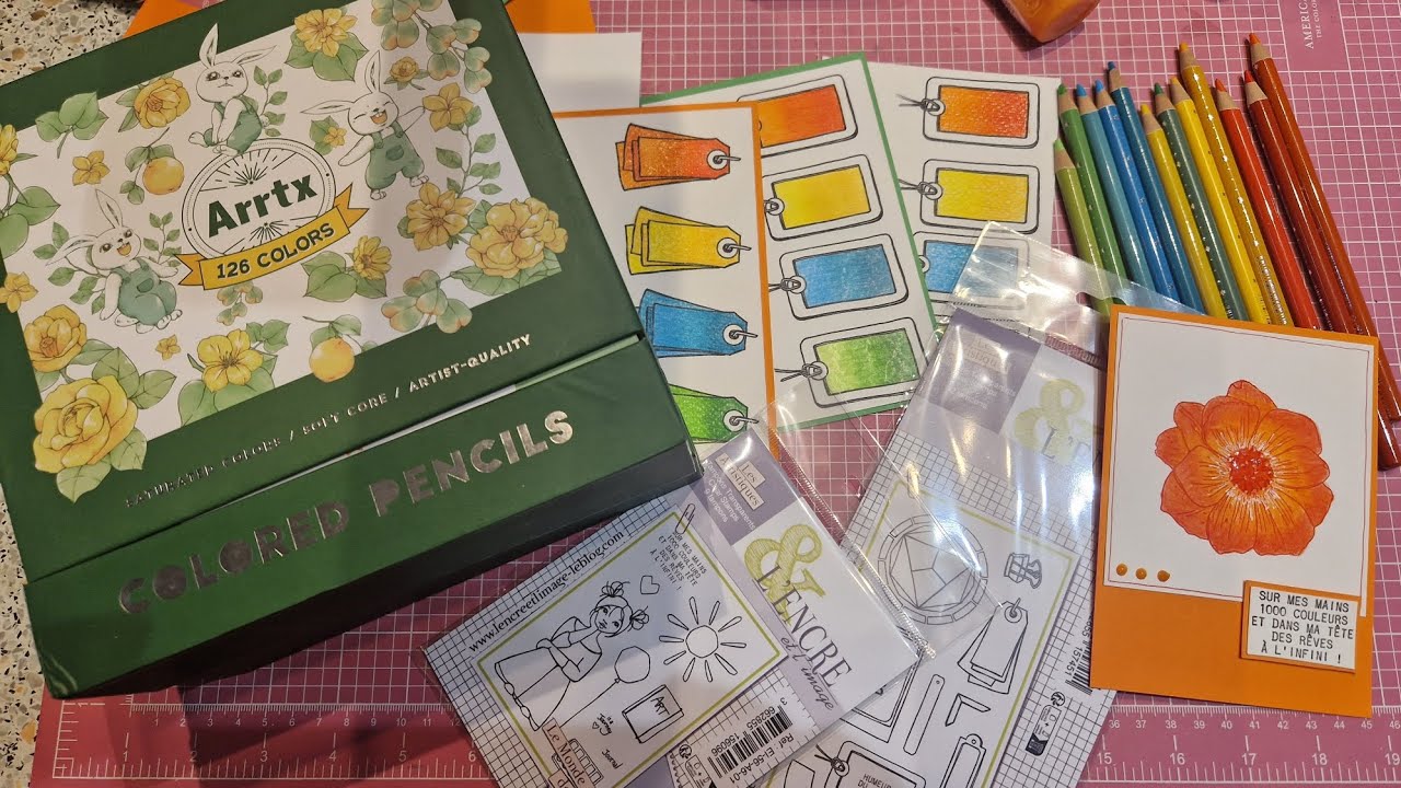 TEST CRAYONS DE COULEURS #arrtx