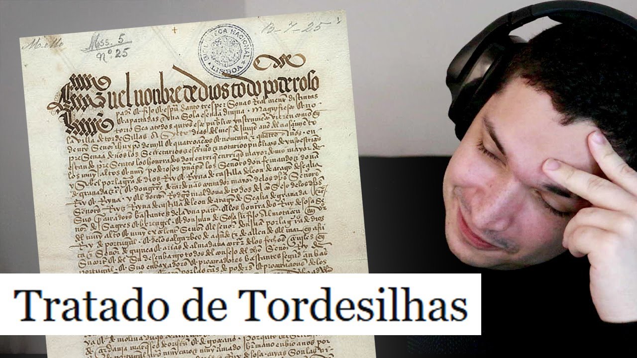 LENDO O TRATADO DE TORDESILHAS com @FelpsLIVE