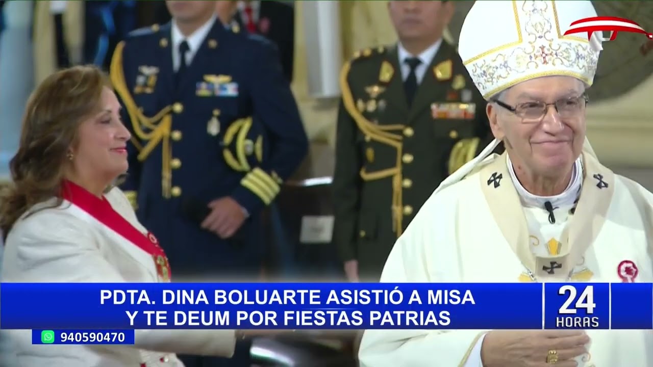 Cardenal Carlos Castillo ante Dina Boluarte: 