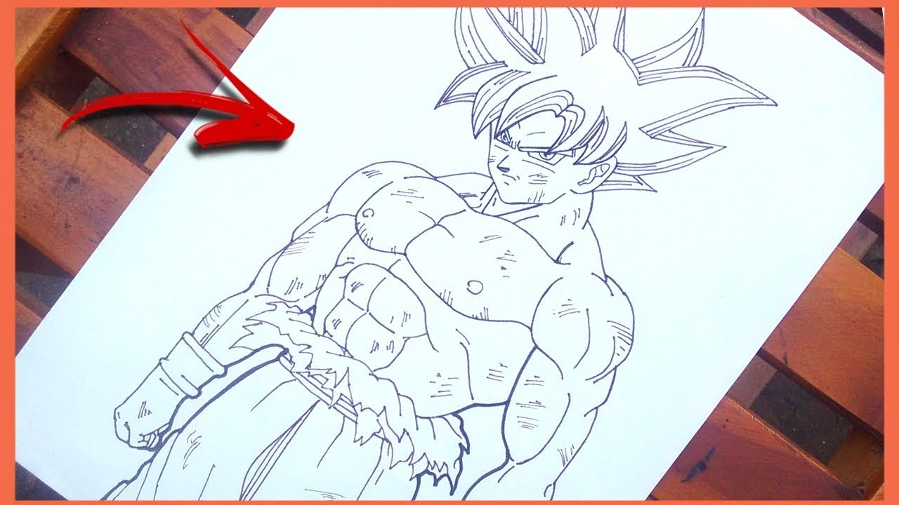 Como desenhar o Goku ultra instinto superior | How to Draw goku STEP BY STEP