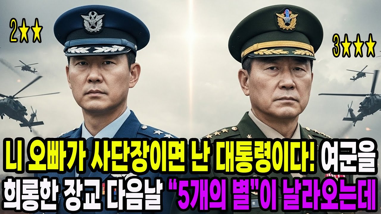 니 오빠가 사단장이면 난 대통령이다! 여군을 희롱한 장교 다음날 