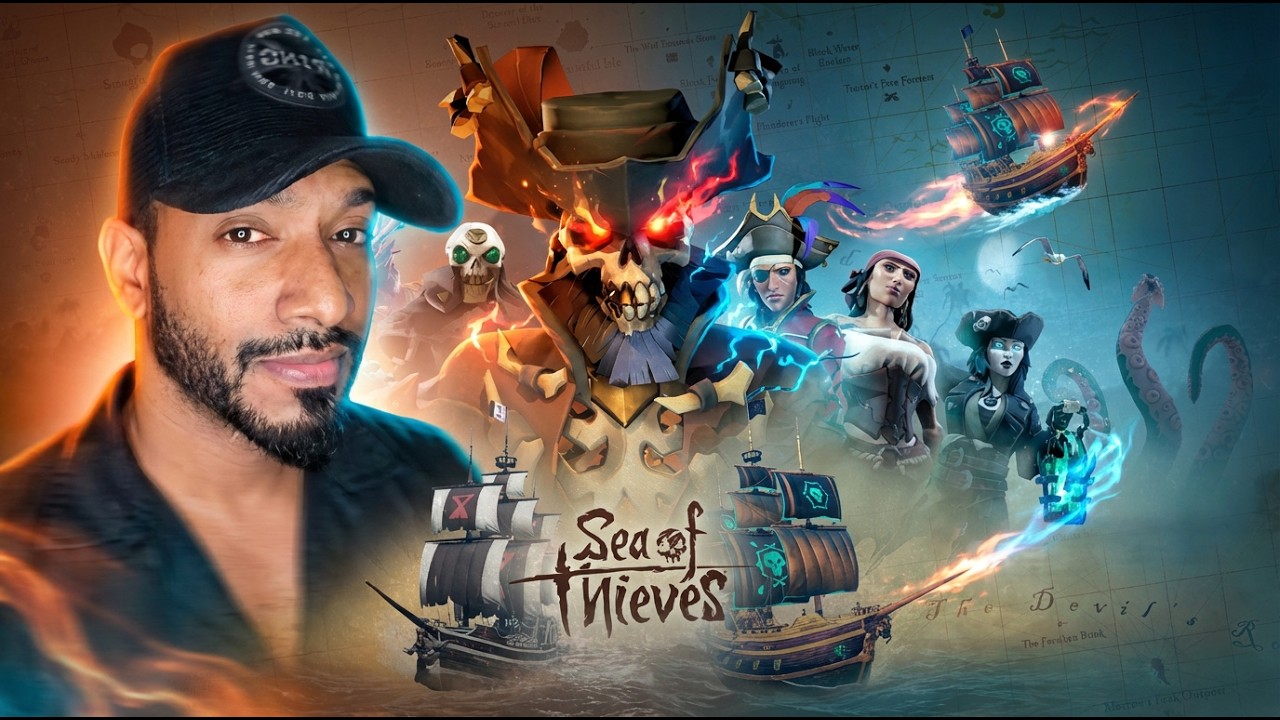 EPIC PIRATE ADVENTURE LIVE – SEA OF THIEVES TREASURE HUNT & SHIP WARS 💀🔥