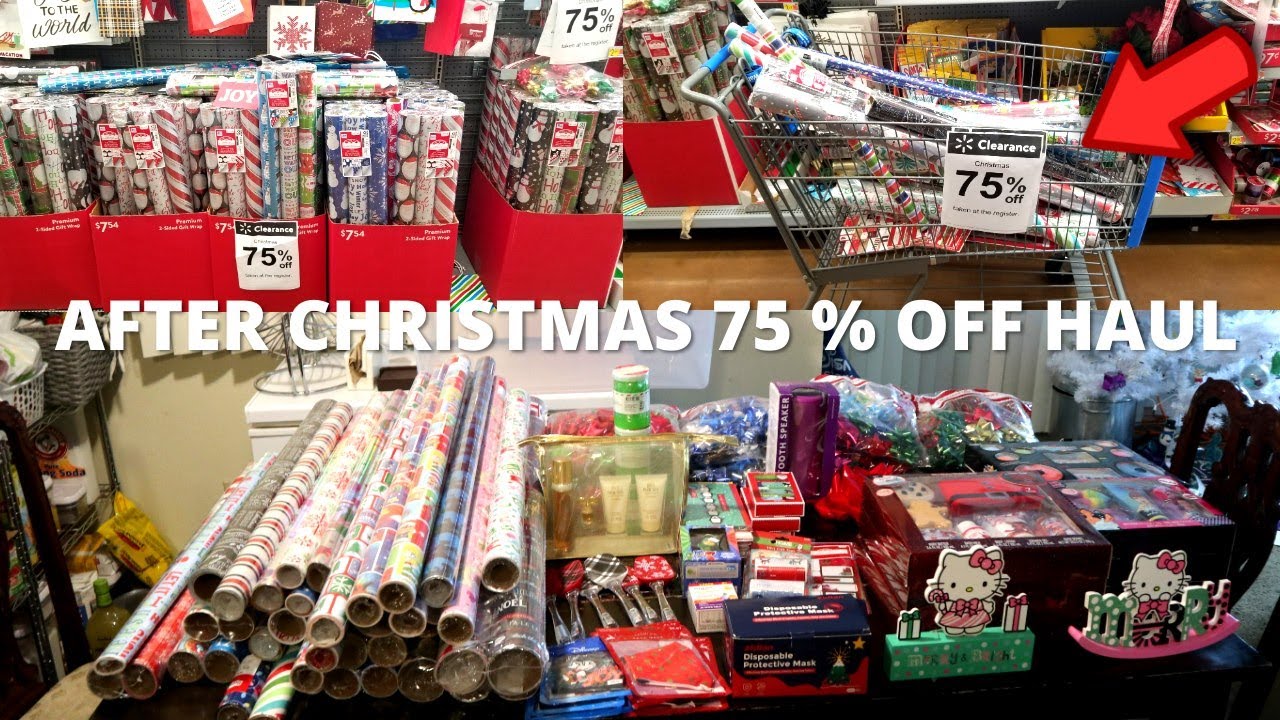*HUGE 🤯 CLEARANCE AFTER CHRISTMAS EVERYTHING 75 % OFF SALE HAUL WITH PRICES | Crystal Evans