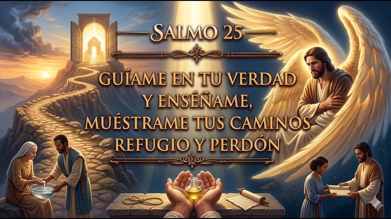 SALMOS 25: Corona De Oro y Gozo Eterno - SALMOS PARA ORAR - Musica de oración y clamor