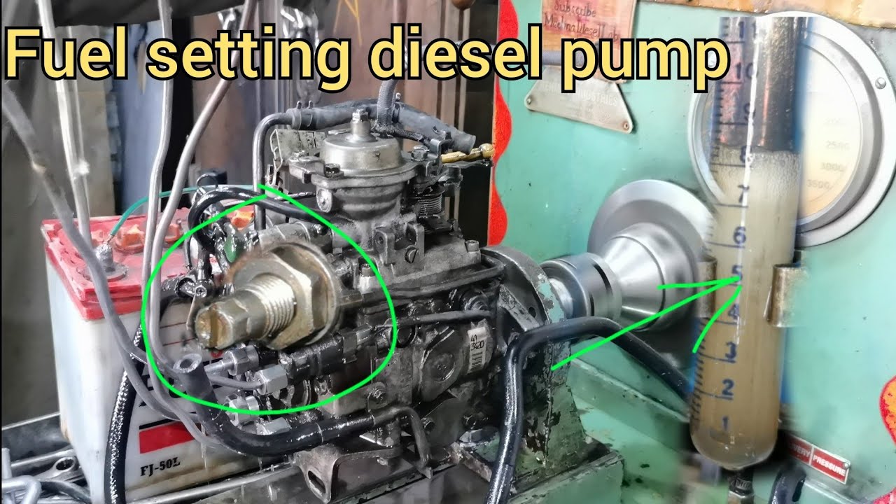 Mitsubishi 4m40 engine fuel pump calibration // 4m40 diesel pump // Mitsubishi intercooler fuel pump