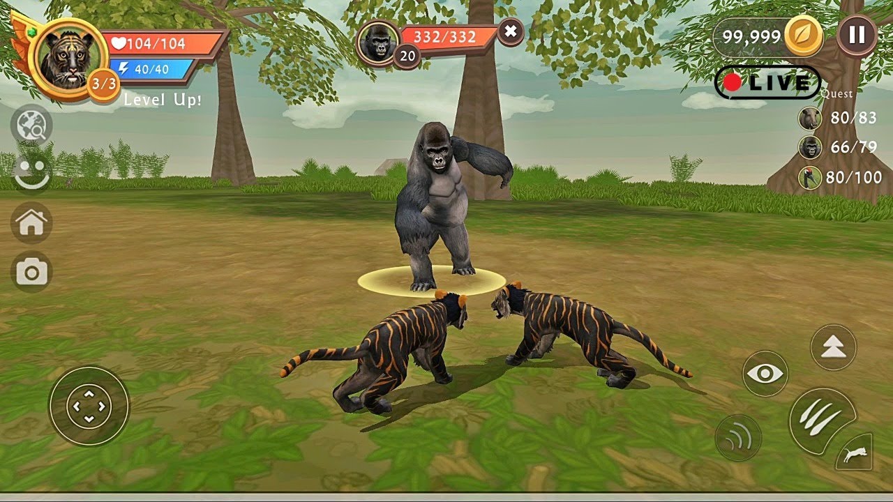🔴 LIVE | WildCraft: LvL Session Tiger Transformation Quest The Wolf CO-OP PVP MEGA REWARD |