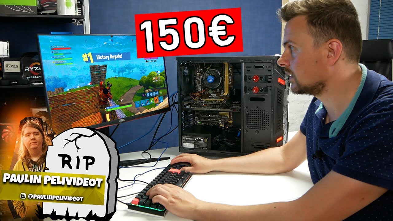 150 euron k&auml;ytetty TYKKI-PC! (RIP Paulin Pelivideot)