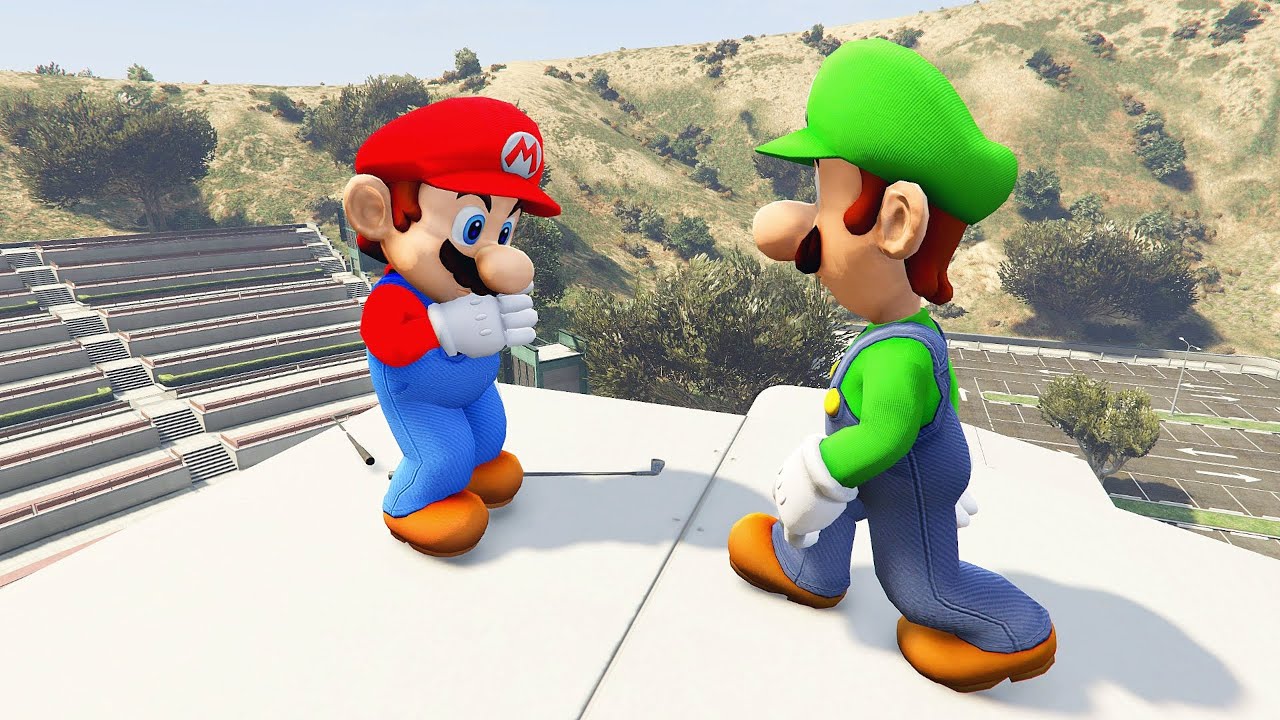 GTA 5 MARIO vs LUIGI Ragdolls Compilation ep.7 (Euphoria Physics | Funny Moments)