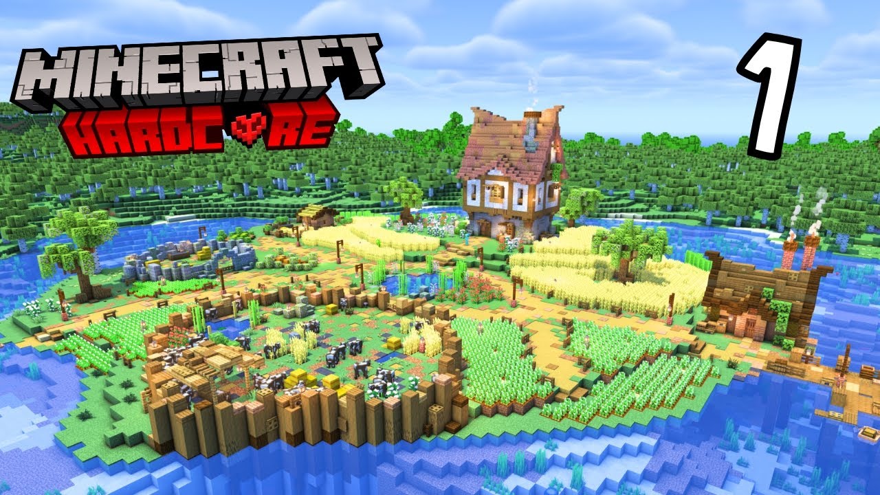 I Made The Ultimate Starter Island in Minecraft Hardcore! | Episode 1