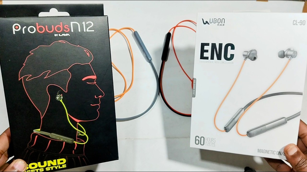 Ubon CL-90 vs Lava Probuds N12 vs🔥Kaun Sa Neckband Best Hai? Full Comparison
