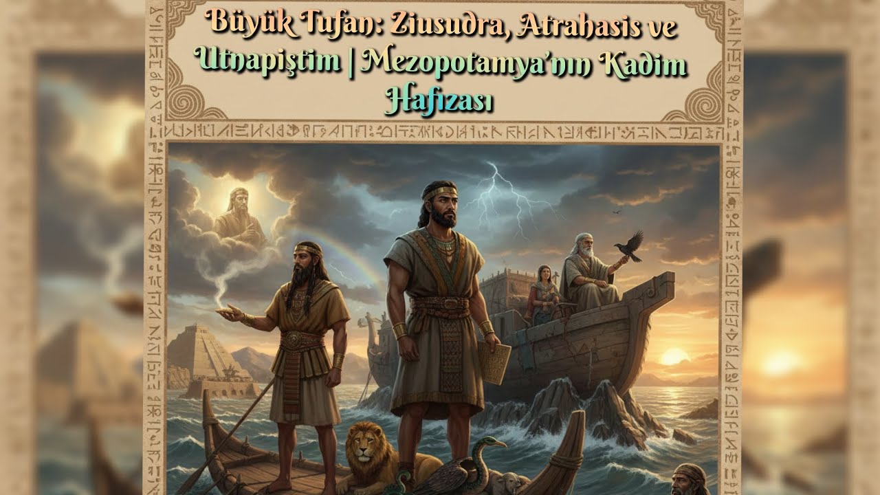 Büyük Tufan: Ziusudra, Atrahasis ve Utnapiştim | Mezopotamya’nın Kadim Hafızası