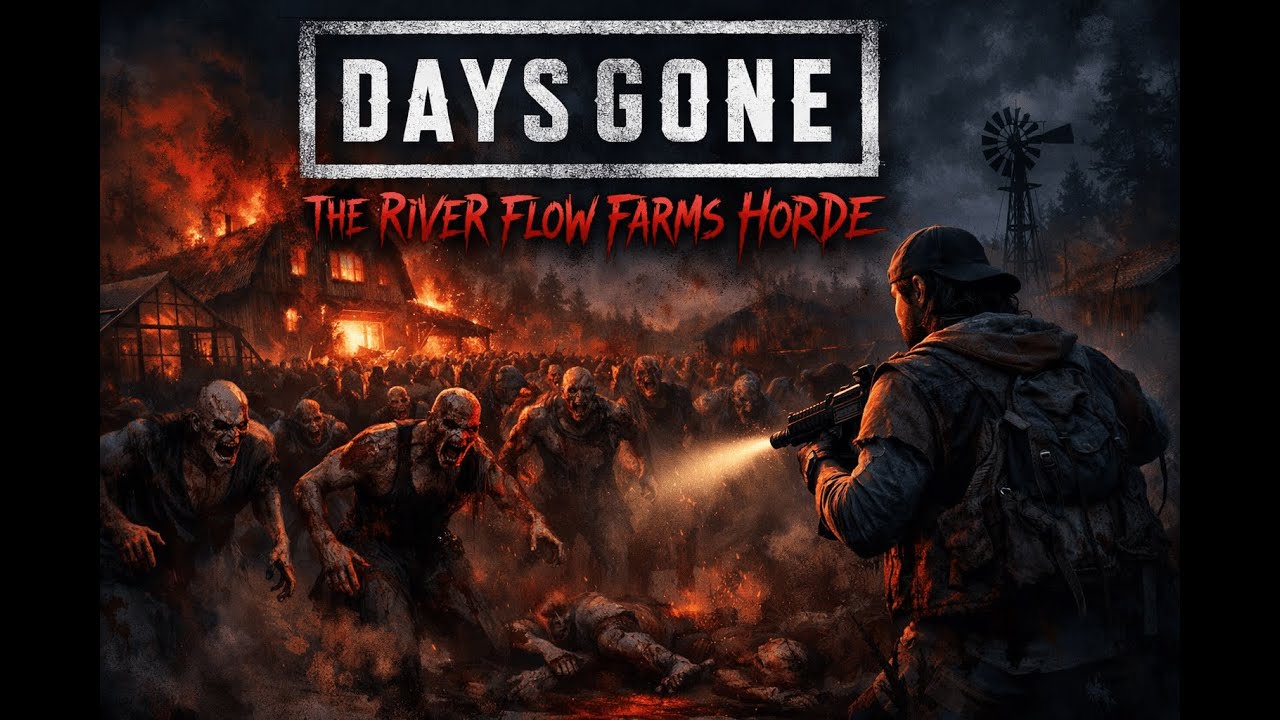 Days Gone - River Flow Farms Horde - The Most Easiest Walkthrough