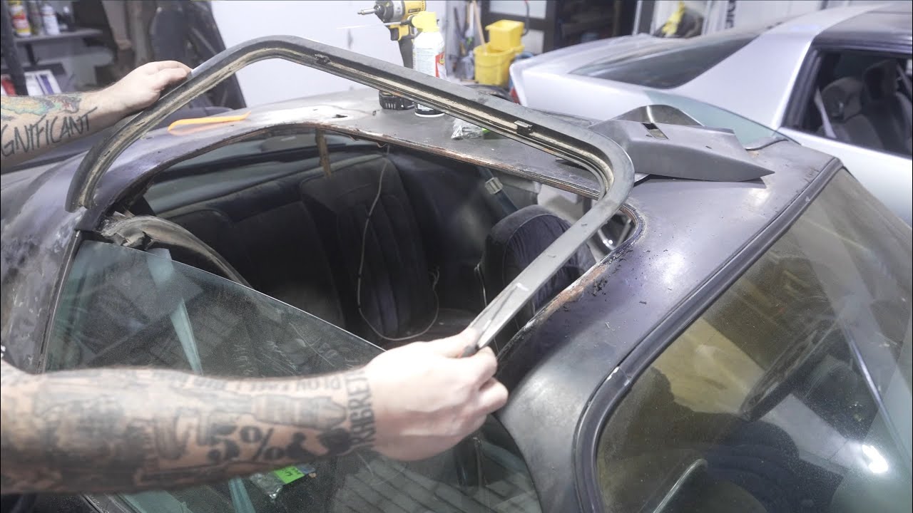 How To Remove Hurst T-Tops Trim Moldings on 2nd gen Firebird | Trans Am Project Episode 3