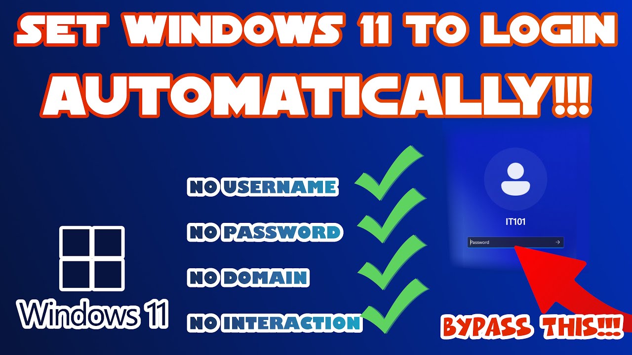 3 разных способа автоматического входа в Windows 11 #автоматический #вход #ваш #ПК #Windows11 #безпароля