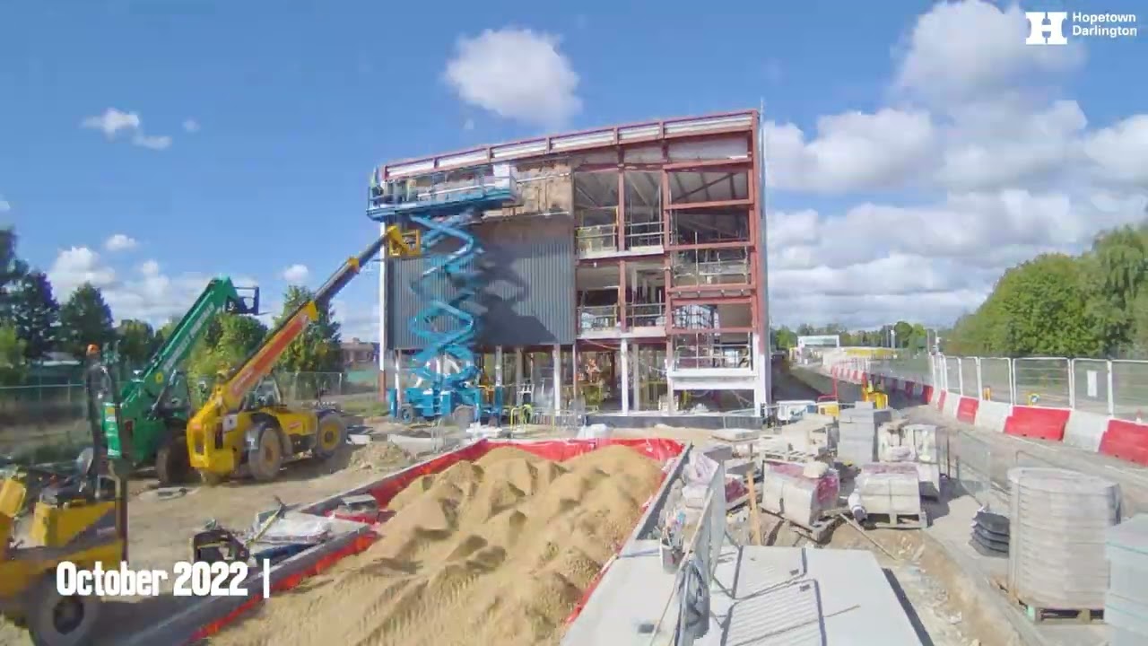 Darlington Locomotive Works Full Timelapse