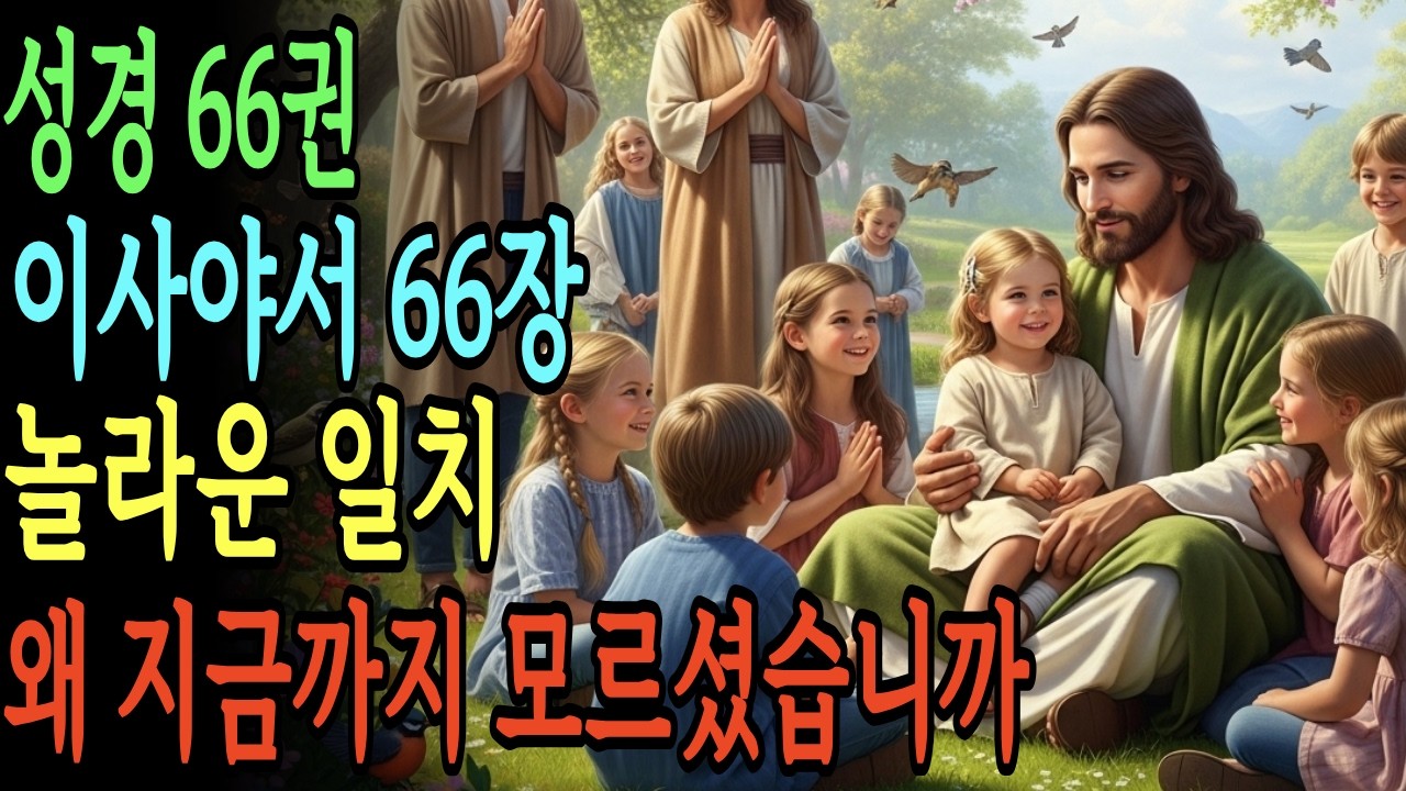 이사야서 66장 완전정리, 성경 66권이 이 한 권에 들어 있습니다