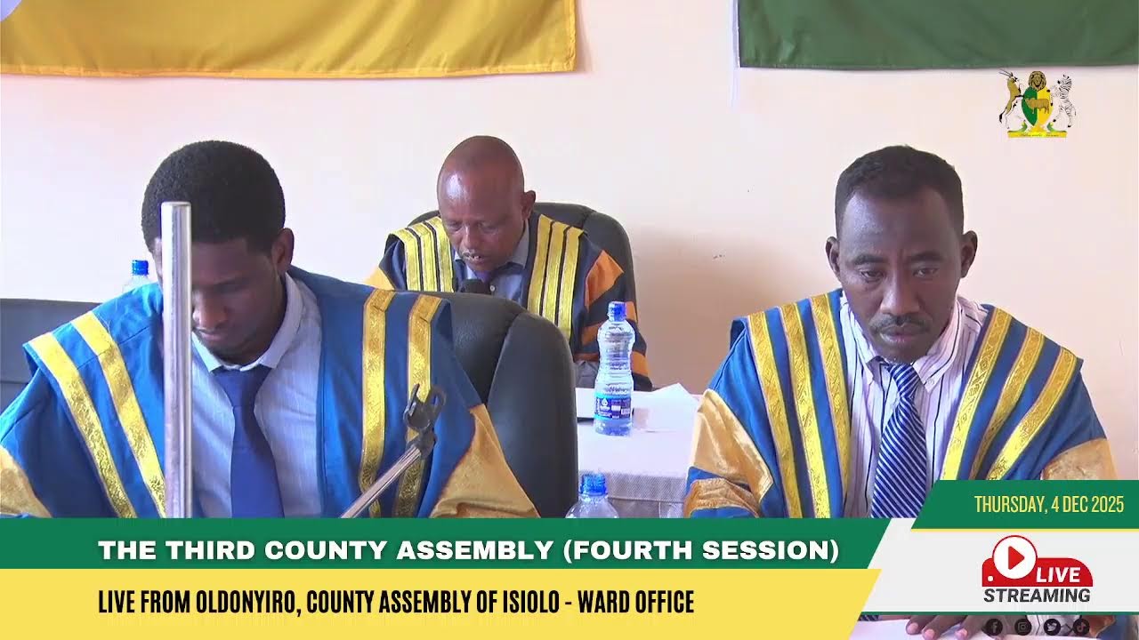 County Assembly of Isiolo Live Stream