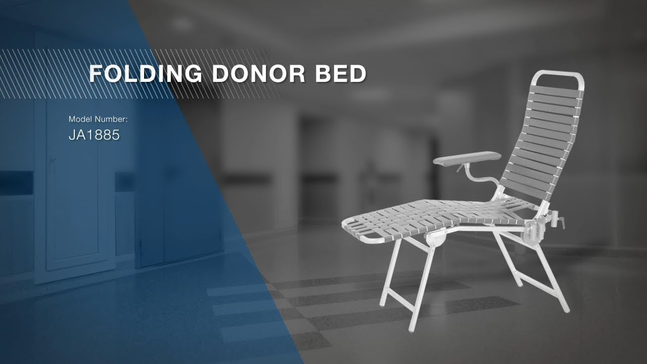 Portable Folding Donor Bed Model JA1885 | Custom Comfort Medtek