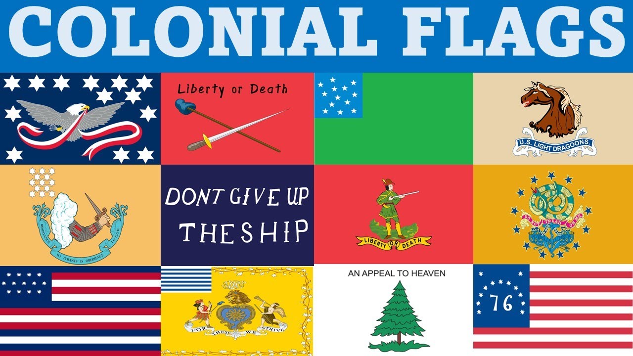 Colonial Flags - American Revolutionary War Flags