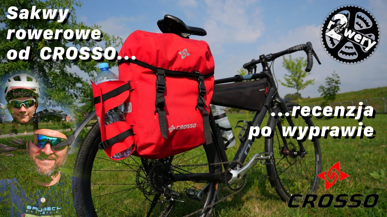 Sakwy rowerowe od CROSSO - recenzja po wyprawie 🚴🏻‍♂️🚴🏻