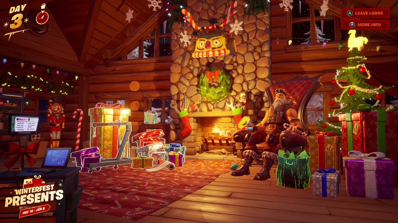 ❄️Winterfest 2021 cabin🎅 music 1 hour🎀