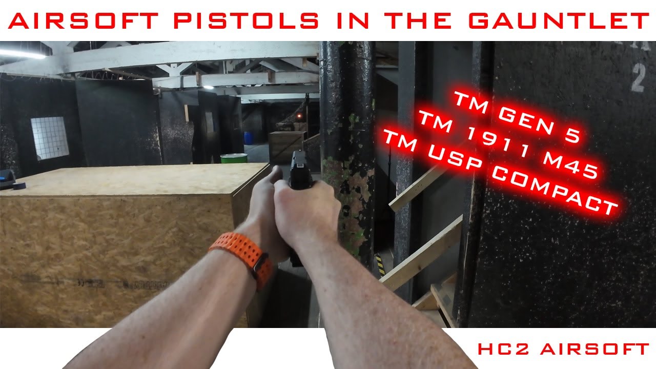 Running Pistols In The Gauntlet - TM 1911 - TM USP Compact - TM Gen 5