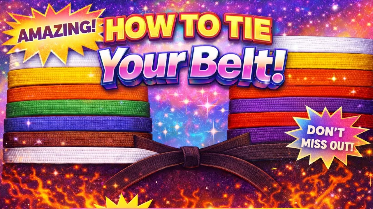 How to tie your belt!