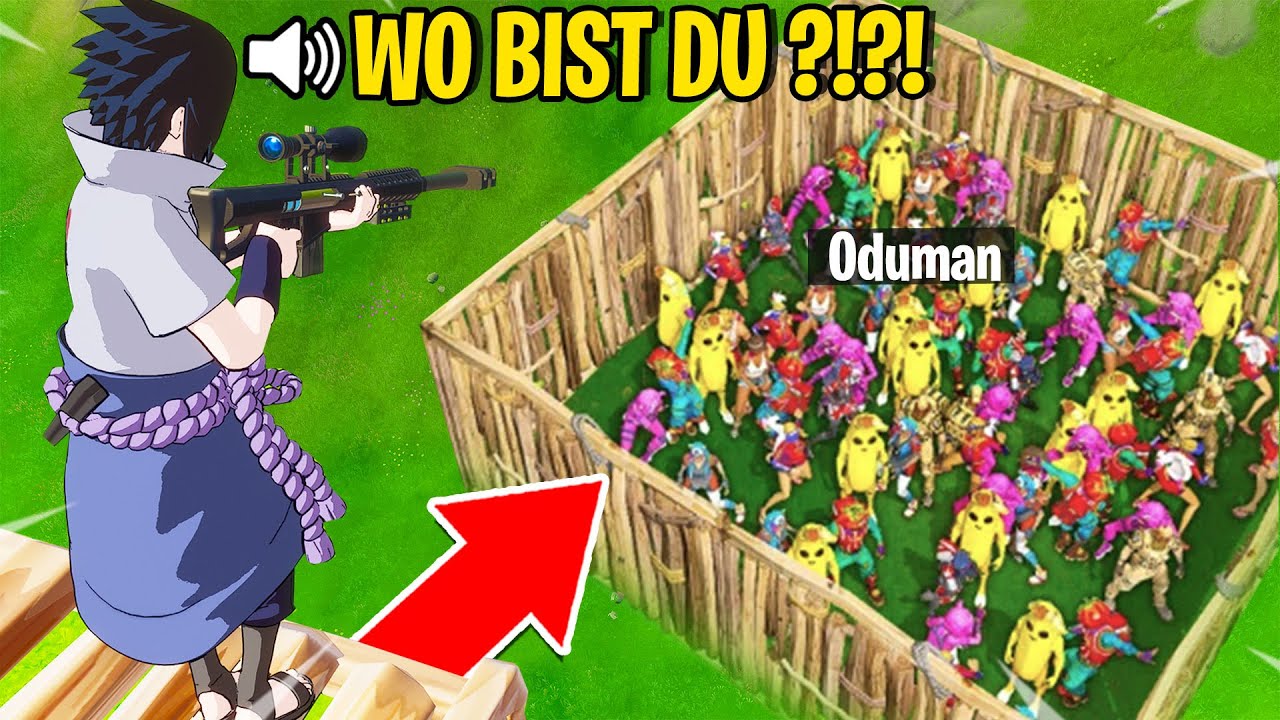 Wird ER mich unter 100 LEUTEN finden? | SNIPER vs. BULL Modus!