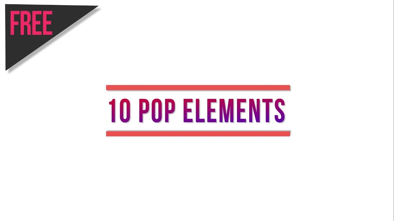 2D Motion Elements Pack | After Effects | FREE DOWNLOAD