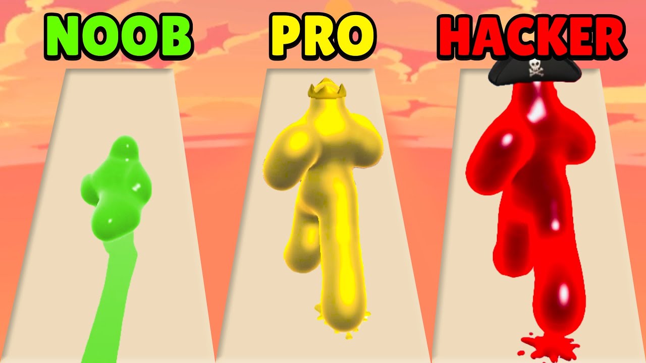 🤢 NOOB vs 😎 PRO vs 😈 HACKER - Blob Runner 3D | Download Play Store APK