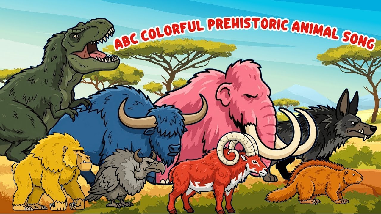 ABC Colorful Halloween Safari Animal Song 0121 | ABCs & Colors Learning Song For Kids