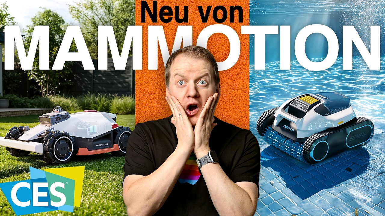 Neu von Mammotion: Das sind die neuen Mäh- und Poolroboter! 🏡💦